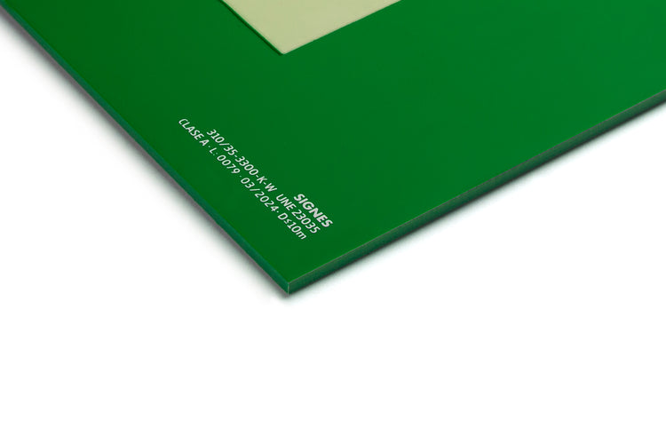 señal señalización emergencia evacuación direccional posicional exit signes signesshop