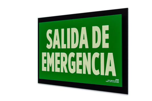 señal señalización emergencia evacuación direccional posicional exit signes signesshop