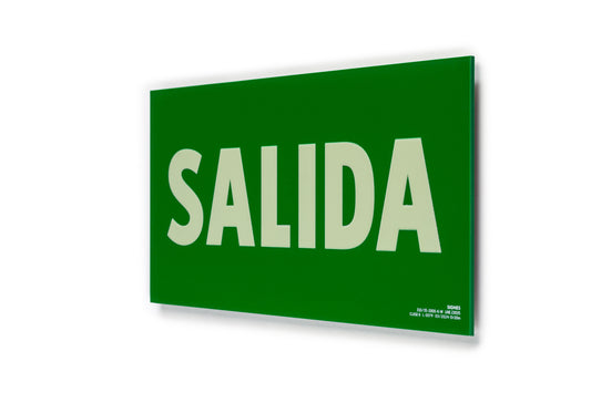 señal señalización emergencia evacuación direccional posicional exit signes signesshop