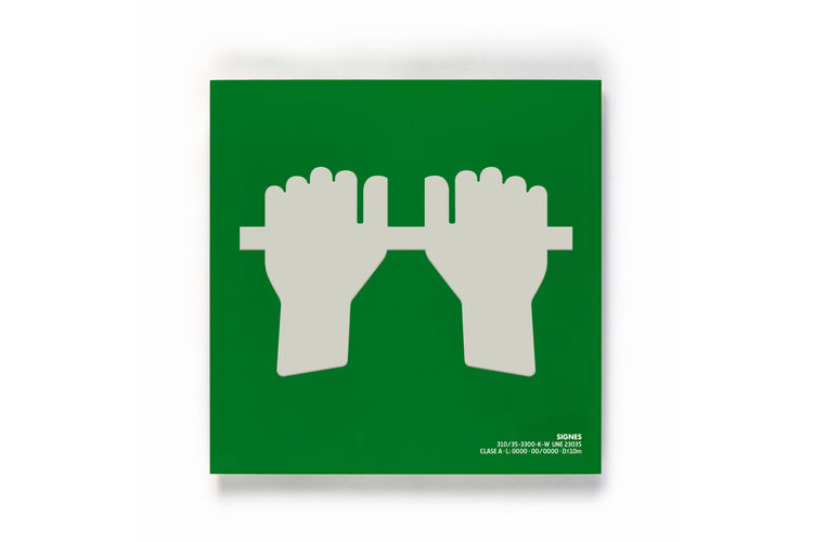 E32M-200 · Pictograma Barra Antipánico · Contraplaca