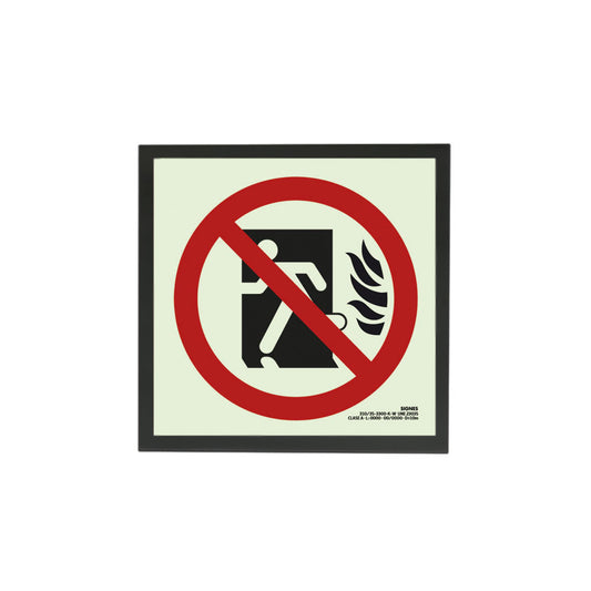 E50B-300 · Sin salida sin texto · Paspartú negro