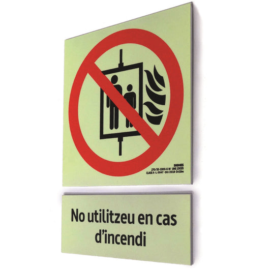 señal señalización emergencia evacuación direccional posicional exit signes signesshop incendio extinción