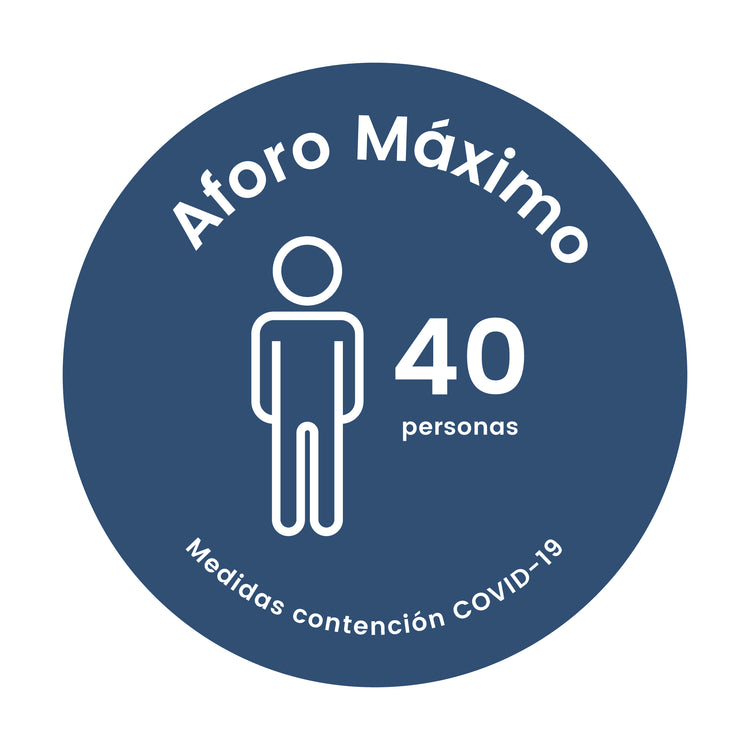 VE00 · Vinilo Aforo máximo locales