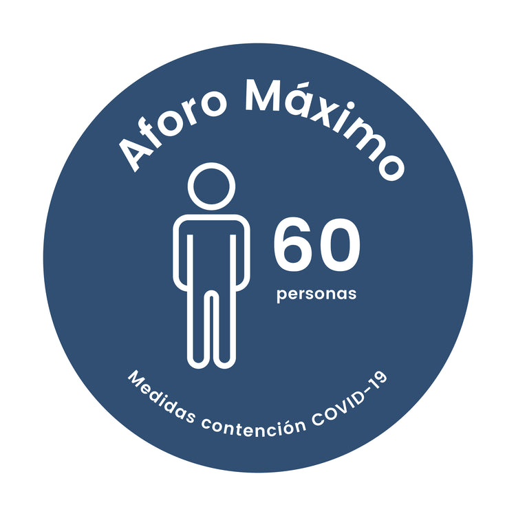 VE00 · Vinilo Aforo máximo locales