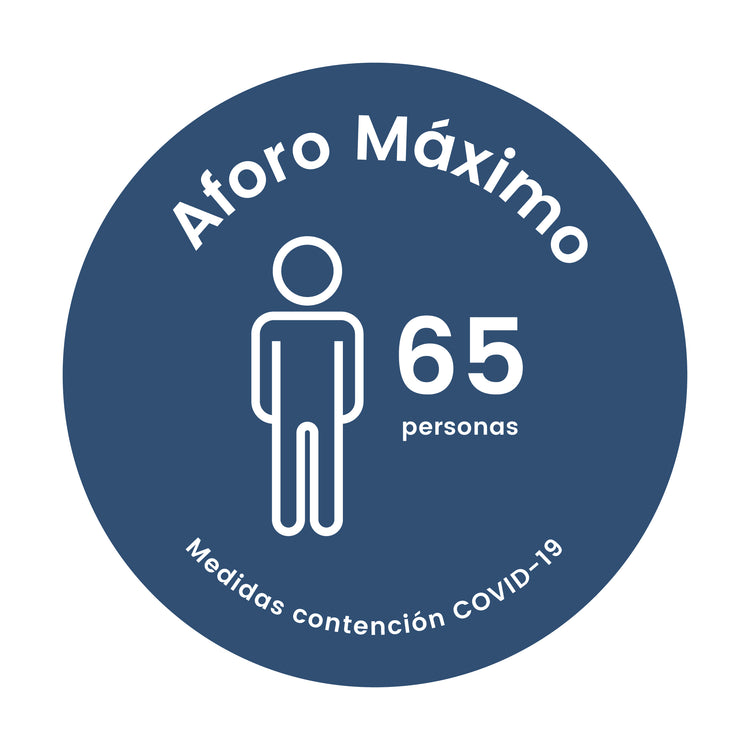 VE00 · Vinilo Aforo máximo locales