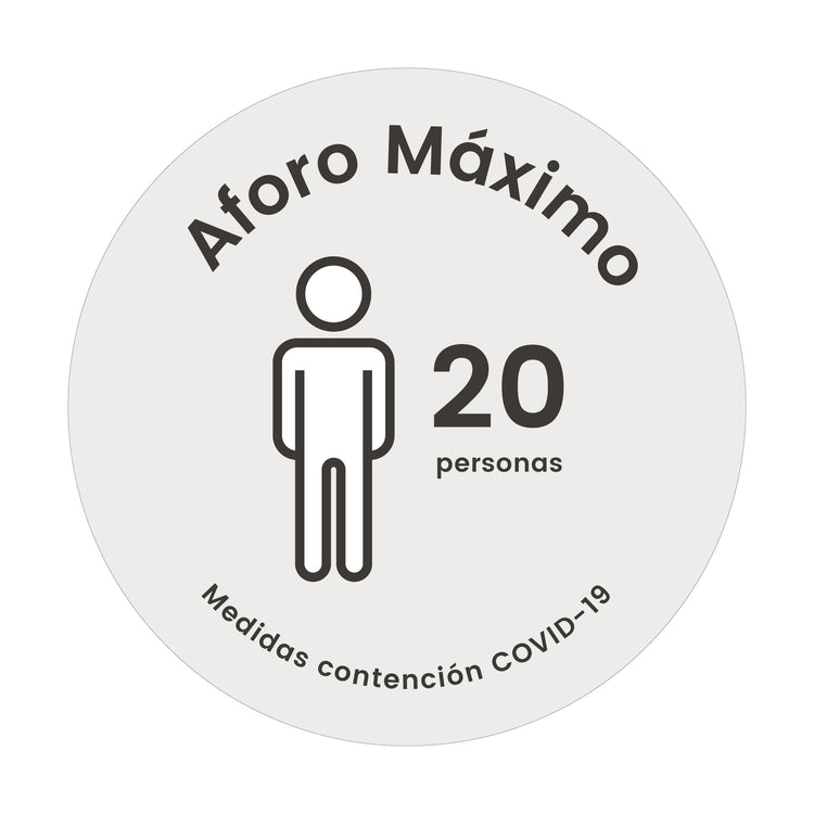 VE00 · Vinilo Aforo máximo locales