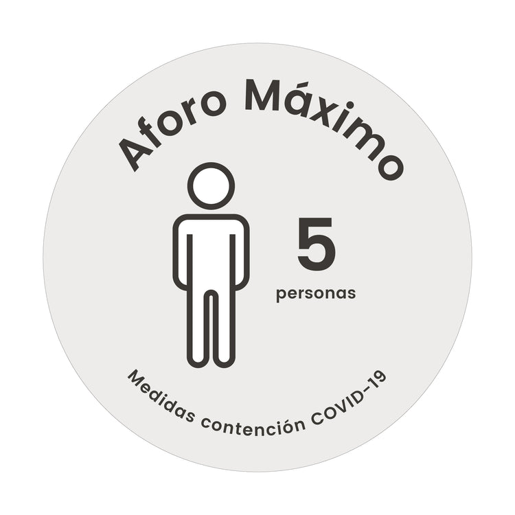 VE00 · Vinilo Aforo máximo locales