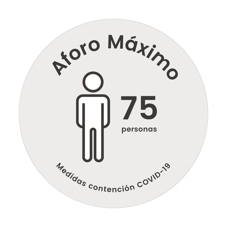 VE00 · Vinilo Aforo máximo locales