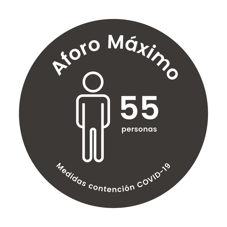 VE00 · Vinilo Aforo máximo locales