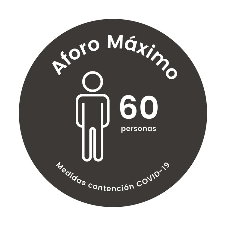 VE00 · Vinilo Aforo máximo locales
