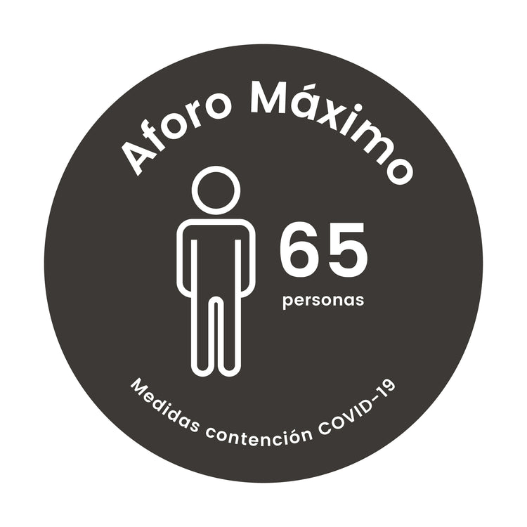 VE00 · Vinilo Aforo máximo locales