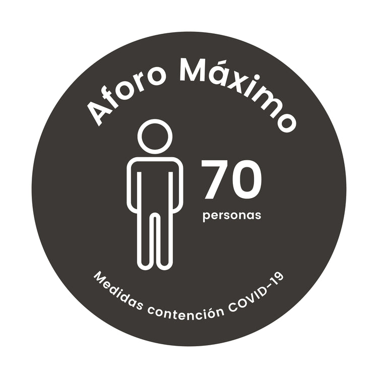 VE00 · Vinilo Aforo máximo locales