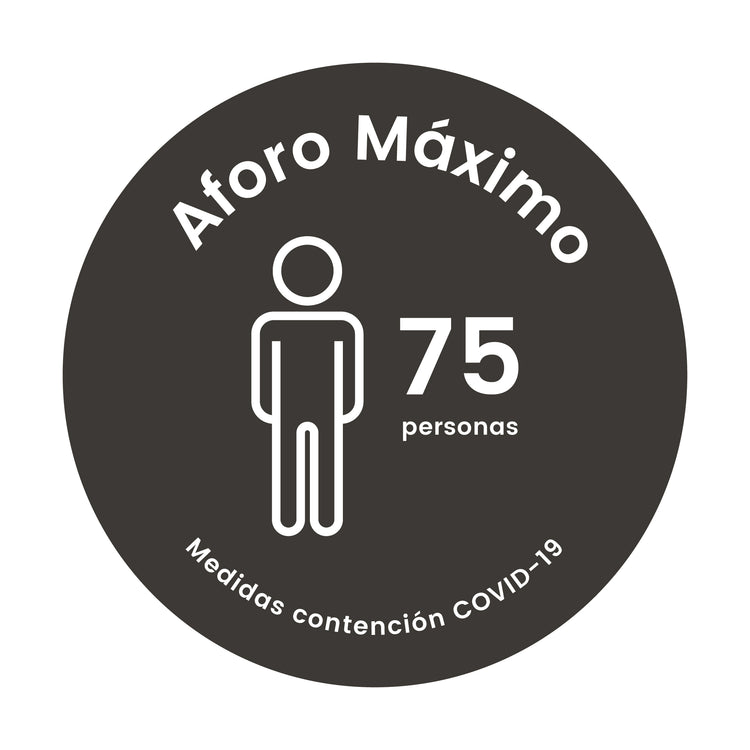 VE00 · Vinilo Aforo máximo locales
