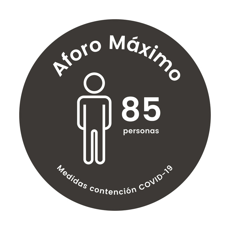 VE00 · Vinilo Aforo máximo locales