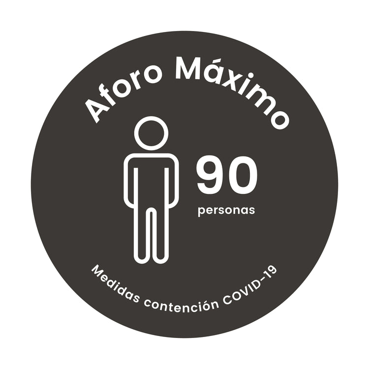 VE00 · Vinilo Aforo máximo locales