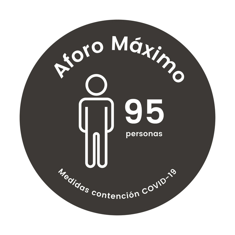 VE00 · Vinilo Aforo máximo locales