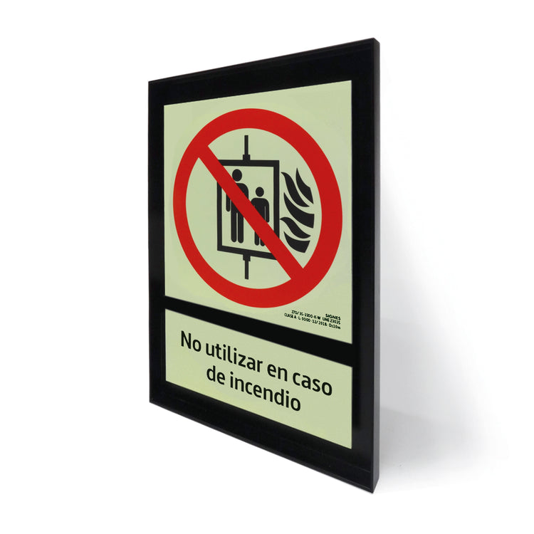 E50AT-400 · Ascensor incendio castellano · Marco aluminio