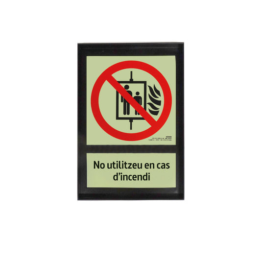 E50A-400 · Ascensor incendio catalán · Marco aluminio