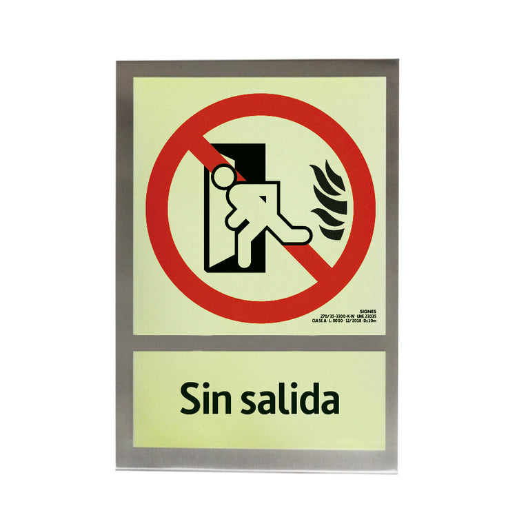 E50B-300 · Sin salida castellano · INOX