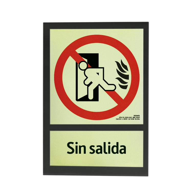 E50B-300 · Sin salida castellano · Paspartú negro