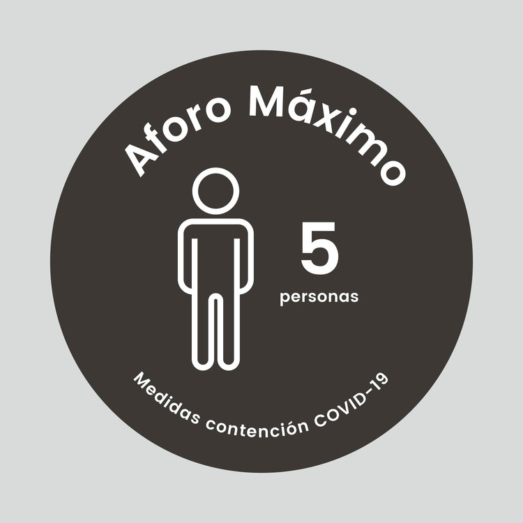 VE00 · Vinilo Aforo máximo locales