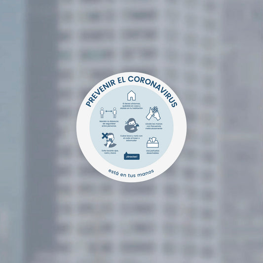 VF02 · Vinilo Acceso a locales circular