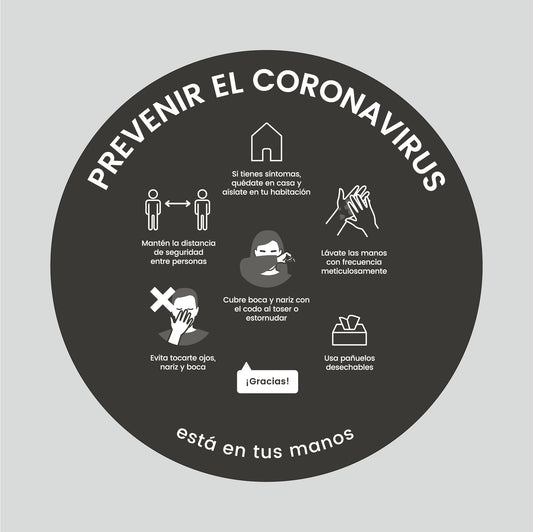 VF02 · Vinilo Acceso a locales circular