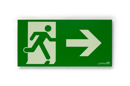 señal señalización emergencia evacuación direccional posicional exit signes signesshop