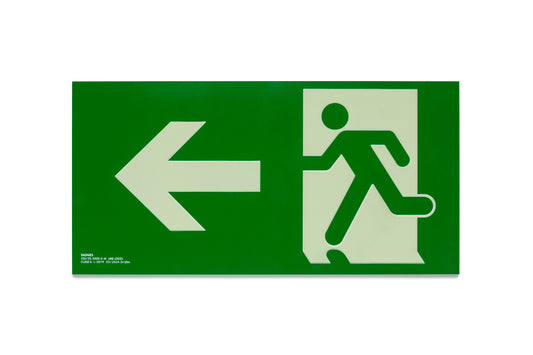 señal señalización emergencia evacuación direccional posicional exit signes signesshop