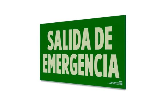 señal señalización emergencia evacuación direccional posicional exit signes signesshop