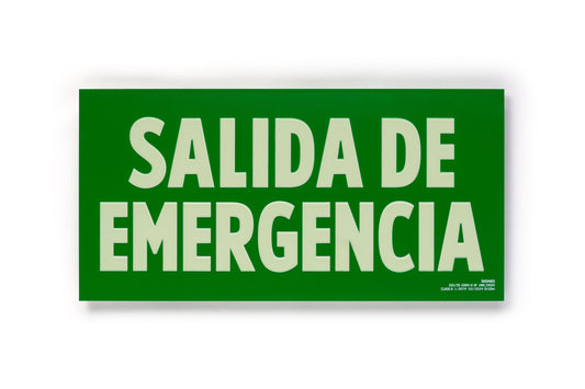 señal señalización emergencia evacuación direccional posicional exit signes signesshop