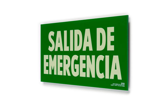 señal señalización emergencia evacuación direccional posicional exit signes signesshop