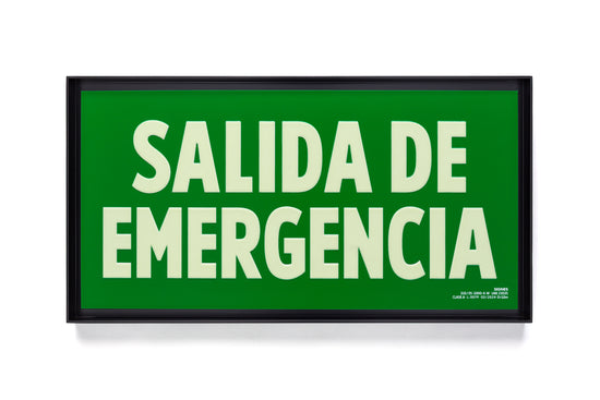 señal señalización emergencia evacuación direccional posicional exit signes signesshop