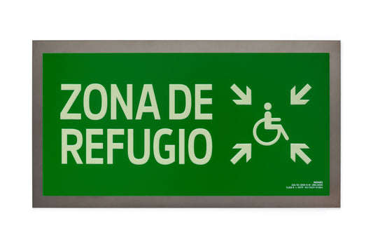 señal señalización emergencia evacuación direccional posicional exit signes signesshop