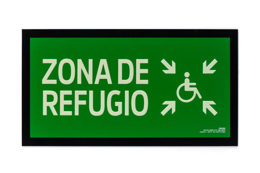 señal señalización emergencia evacuación direccional posicional exit signes signesshop