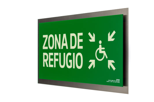 señal señalización emergencia evacuación direccional posicional exit signes signesshop