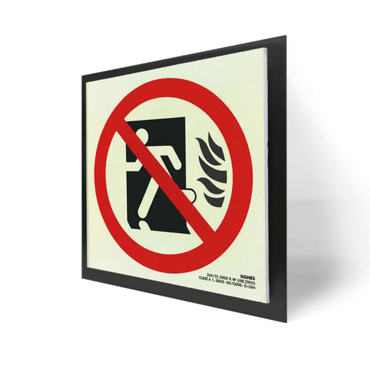 E50B-300 · Sin salida sin texto · Paspartú negro