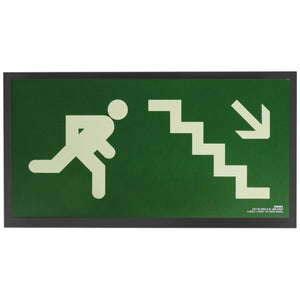 E30I · Direccional escalera bajada derecha · Paspartú negro