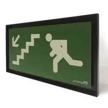 señal señalización emergencia evacuación direccional posicional exit signes signesshop