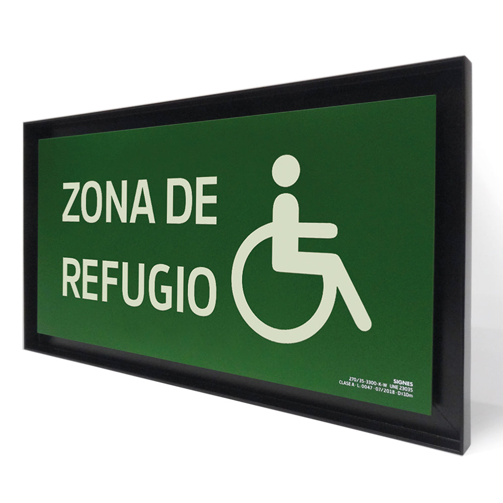 E30N · Zona de Refugio · Marco aluminio