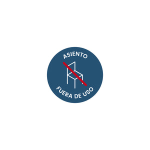 VK01 · Vinilo a suelo · Asiento (Pack 2 ud.)