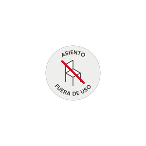 VK01 · Vinilo a suelo · Asiento (Pack 2 ud.)
