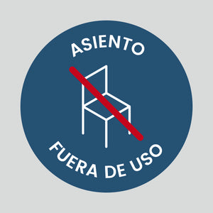 VK01 · Vinilo a suelo · Asiento (Pack 2 ud.)