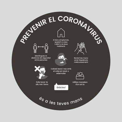 WF02 · Vinilo Acceso a locales circular