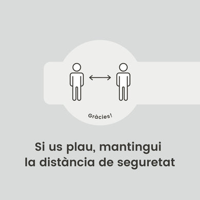 WI00 · Vinilo a suelo · Distancia de seguridad (Pack 3 ud.)