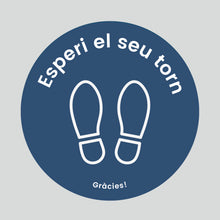 WI01 · Vinilo a suelo · Espere su turno (Pack 2 ud.)