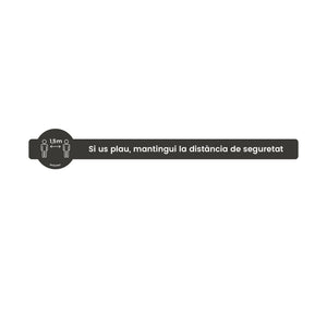 WI00 · Vinilo a suelo · Distancia de seguridad (Pack 3 ud.)