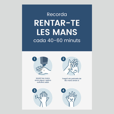 WL01 · Vinilo Infografía lavado de manos